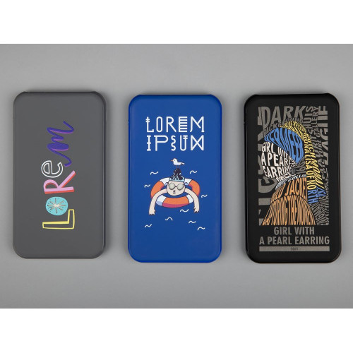 Аккумулятор Uniscend Starry с подсветкой, 5000 мАч, черный