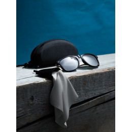 Очищающая салфетка Specta, серая с черным