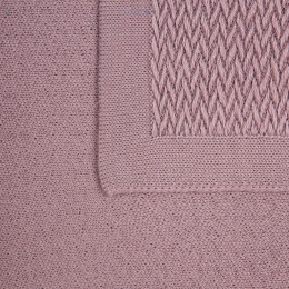 Плед Ornato, розовый (пыльная роза)