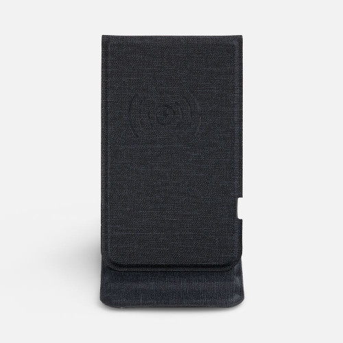 Подставка для смартфона с беспроводной зарядкой Kickstand, серая