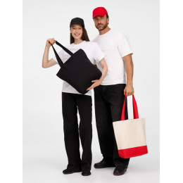 Сумка для покупок на молнии Shopaholic Zip, черная