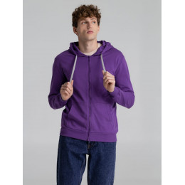 Толстовка на молнии с капюшоном Unit Siverga, фиолетовая