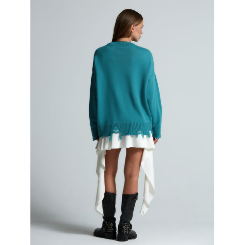 Свитер оверсайз Tricksy Net Grunge на заказ, акрил