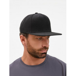 Бейсболка Epicore с прямым козырьком, черная