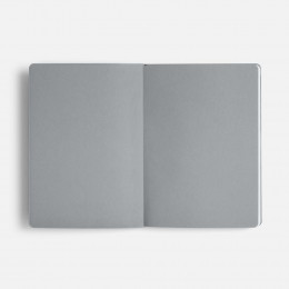 Ежедневник Doppio, недатированный, черный с серым