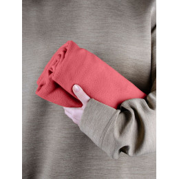 Флисовый плед Warm&Peace, розовый (коралловый)