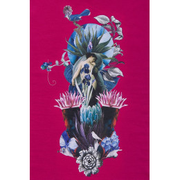 Футболка женская Beauty Sleep, ярко-розовая (фуксия)