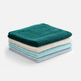 Полотенце махровое Hoya, среднее, темно-бирюзовое