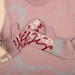 Варежки на заказ Mani, полушерсть