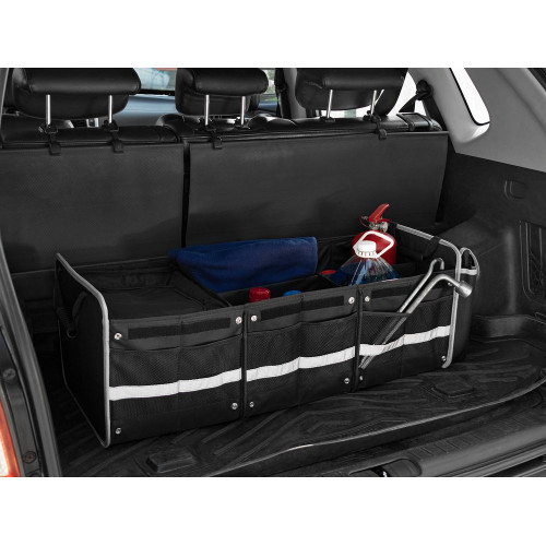 Органайзер в багажник с сумкой-холодильником Arranger, черный с серым