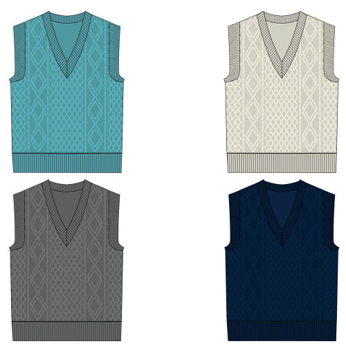 Жилет оверсайз на заказ Tricksy Terra Grand, акрил