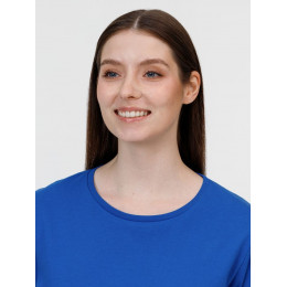 Футболка женская E150, ярко-синяя