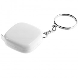 Брелок с рулеткой Metric, белый