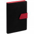Ежедневник Boom, недатированный, черный с красным