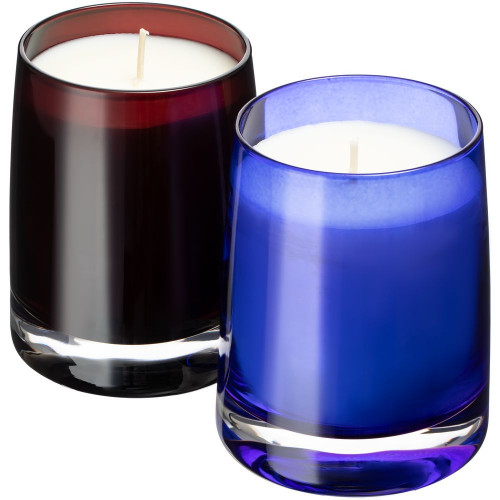 Ароматическая свеча Fragnola, пряная древесина и кардамон, темно-синяя