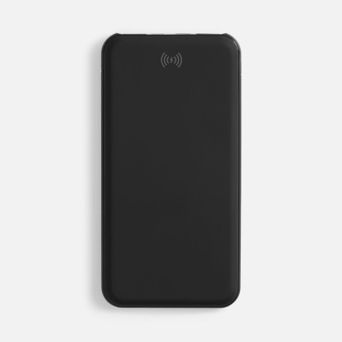 Аккумулятор с беспроводной зарядкой All Day Wireless, 10000 мАч, черный