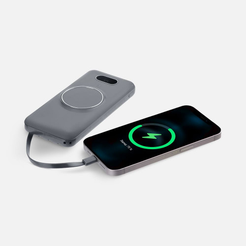 Аккумулятор Omni Qi 10000 мАч, ver.2, серый