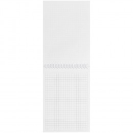 Блокнот Issa в клетку, белый