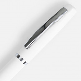 Ручка шариковая Bolt Soft Touch, белая