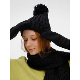 Варежки HappyGo, черные