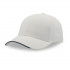 Бейсболка ESTORIL-S, 6 клиньев, застёжка на липучке, белый, 100% переработанный полиэстер, 170 г/м2