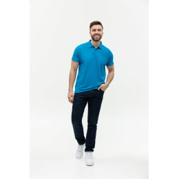 Рубашка поло мужская STAN хлопок/полиэстер 185, 04