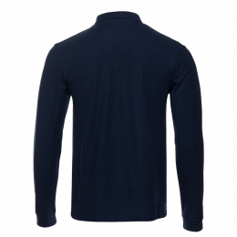 Рубашка поло мужская STAN длинный рукав хлопок/полиэстер 185, 104S