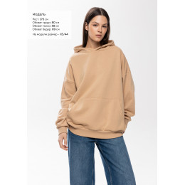 Худи унисекс STAN оверсайз футер без начёса 350, 66