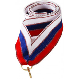 Лента (шир.11 мм)  V8-W/BL/RD-BRO