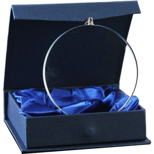 Медаль хрустальная GM0002 60х6мм футляр в комплекте