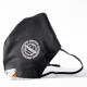 Бесклапанная фильтрующая маска RESPIRATOR 800 HYDROP серая с логотипом в фирменном пакете черный 